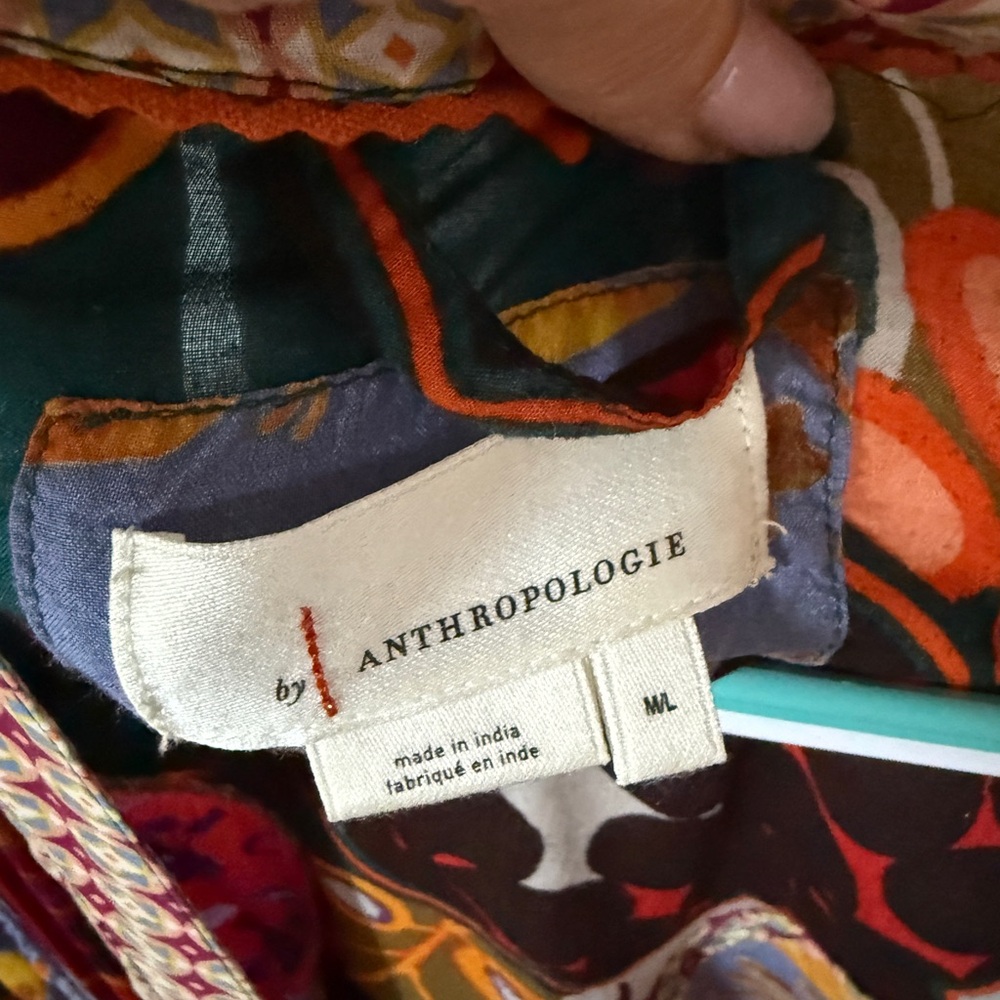 Anthropologie Multicolor Floral Kimono - Picture 3 of 3